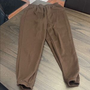 SHEIN Women's Expresso Brown Track Pants